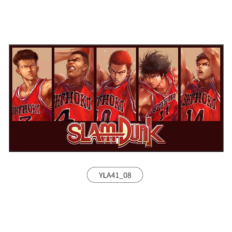 Slam Dunk Wall Art – Sakura Path Anime Mural for Bedroom or Living Room
