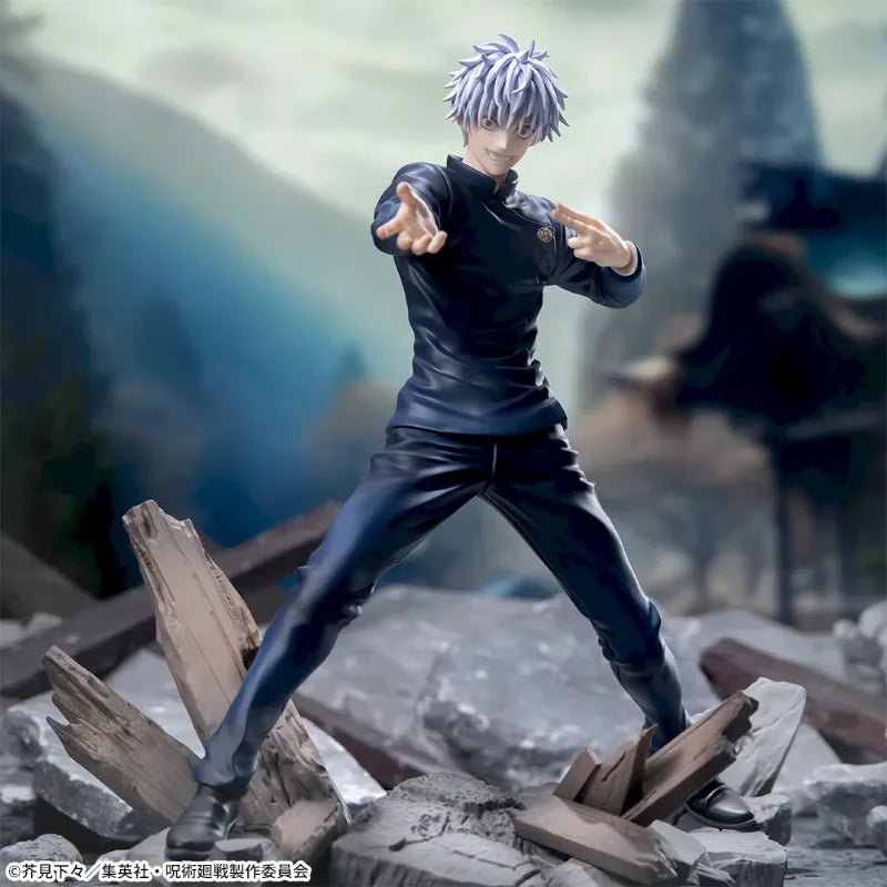 Jujutsu Kaisen Gojo Satoru Luminasta PVC 17cm Anime Character Model Image Collection Toys Gifts