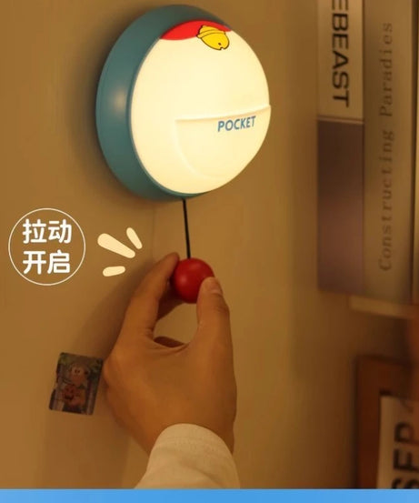 Doraemon Silicone Night Light – Cute Cartoon Bedside Lamp Gift