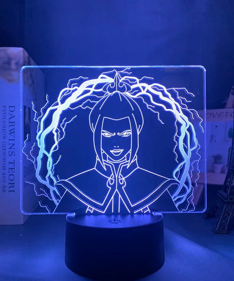 Anime Avatar The Last Airbender  3D LED Lamp Aang Zuko Iroh Toph Beifong Suki Figure Nightlight  for Kids Child Bedroom Decor