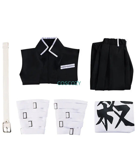 Anime Demon Slayer Shinazugawa Sanemi Wind Hashira Cosplay Costume