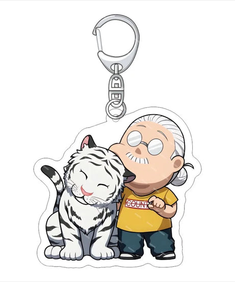 Anime Sakamoto Days NEW Acrylic Acrylic Fun Keychain Animation Related Product Girl Gift Key Chain Bag Charm Q version Pendant