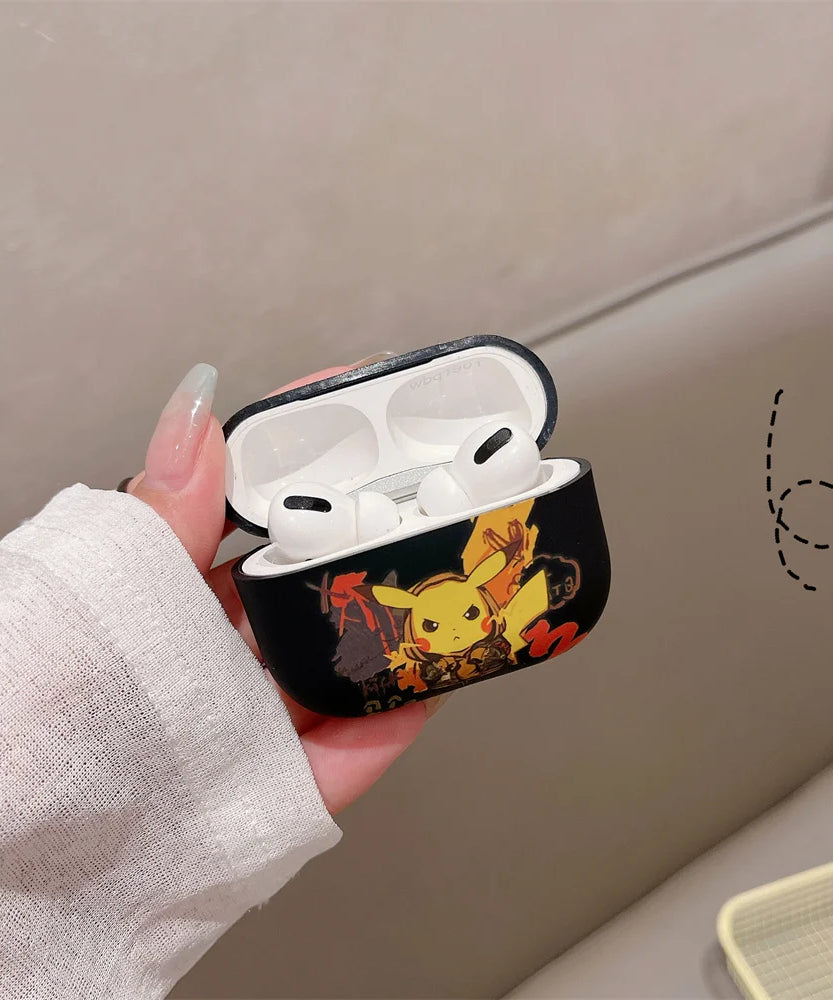 Anime Pokemon Cute Pikachu Earphone Case for Airpods 2 pro pro2 3rd 4 Cartoon Wireless Bluetooth Headphone Protective Cover