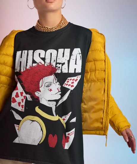 Hisoka T-Shirt Hunter X Hunter Manga Strip HXH Anime Unisex Tshirt T-Shirt Tee