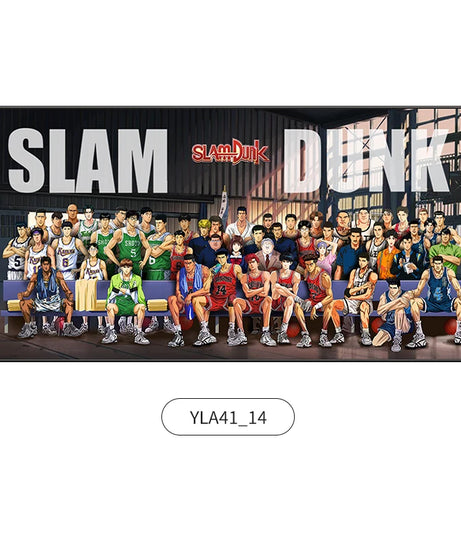 Slam Dunk Wall Art – Sakura Path Anime Mural for Bedroom or Living Room