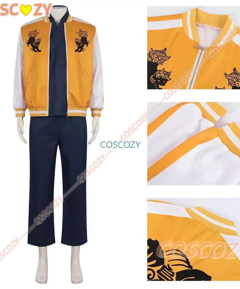 Wind Breaker Jo Togame Cosplay Set - Costume, Wig, Uniform, Glasses