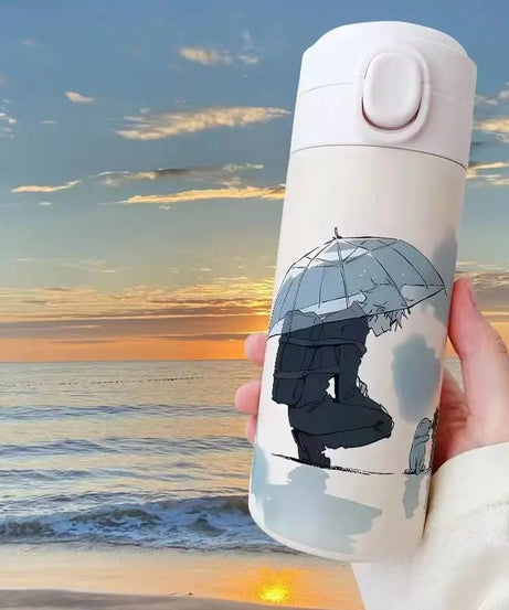 Gojo Satoru Jujutsu Kaisen Thermos Bottle – Anime Stainless Steel Water Cup