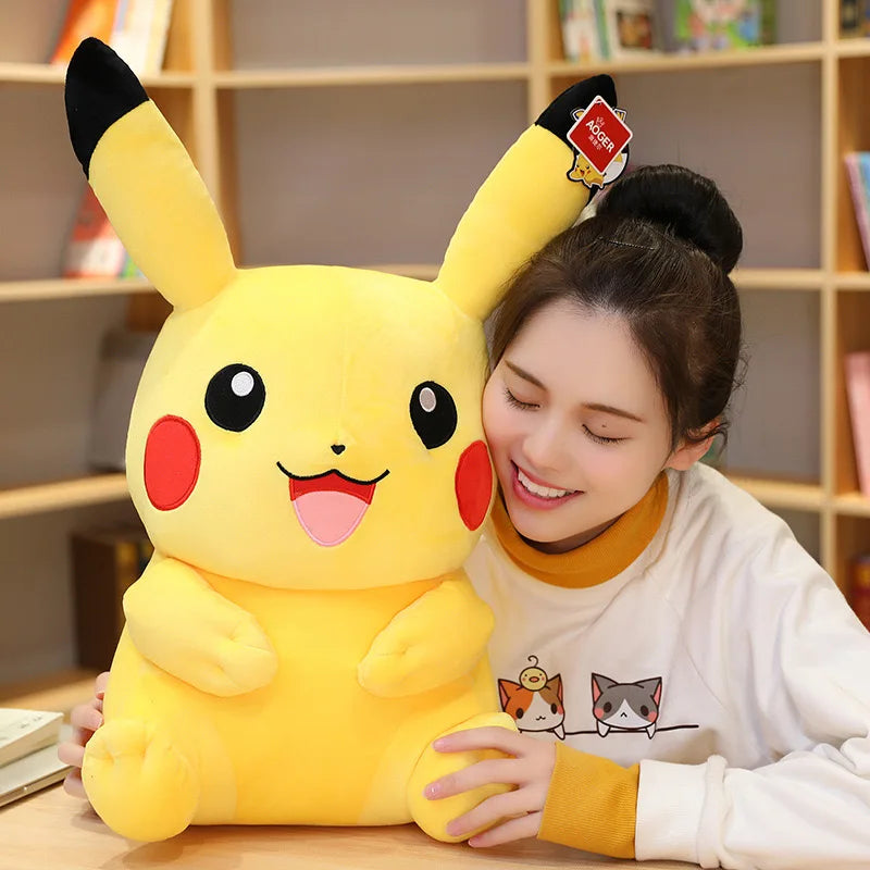 Pokemon Kawaii Pikachu Cute Stuffed Toys  Plush Dolls Anime Throw Pillow Birthday Christmas Gift For Kids Friends Boys