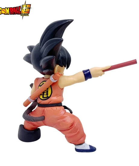 Anime Dragon Ball Figure Childhood Son Goku Action Figure PVC Model Toy Statue Doll Collection Desktop Decoration Kids Gift 14cm