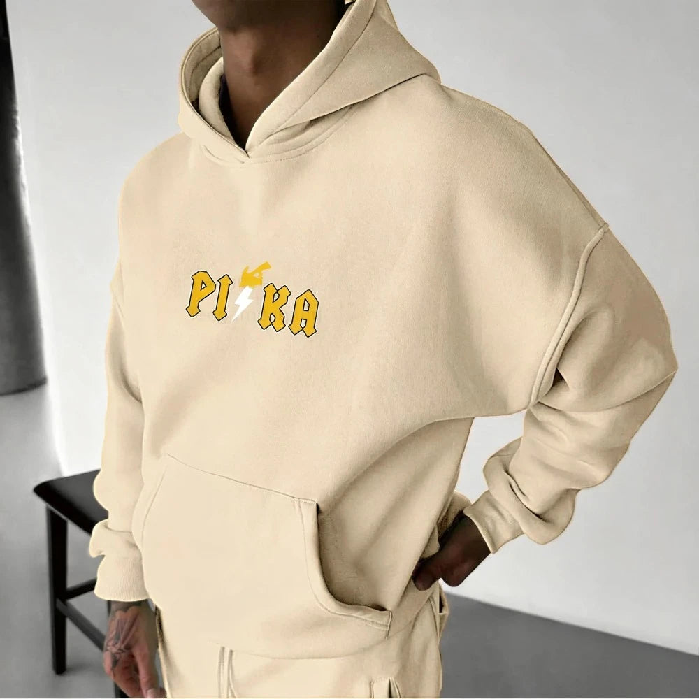 Pokémon Anime New Original Hoodie Autumn and Winter Men's and Women's Street Casual Loose American Hip Hop Sweater Top