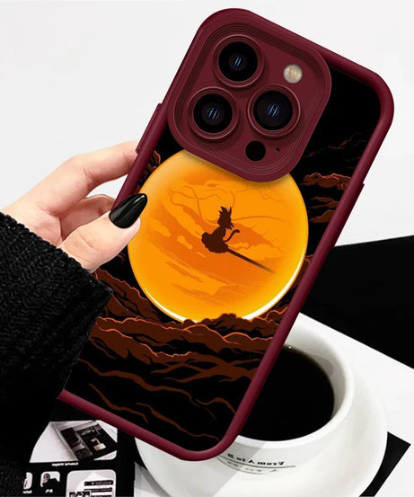 Dragon Ball Goku Soft Case for iPhone 15/14/13/12/11/XS/XR/X