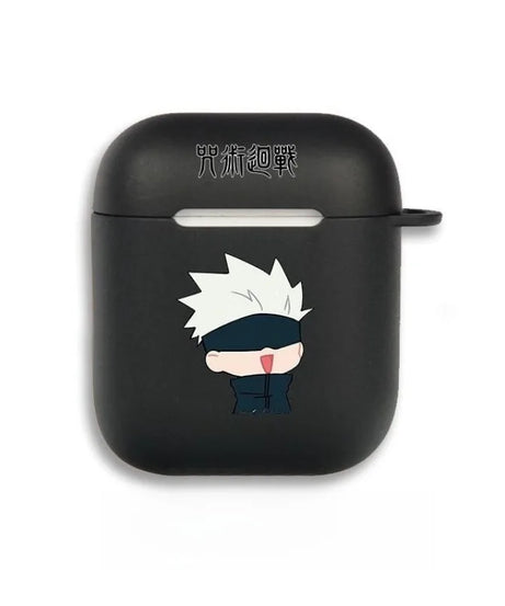 Anime Cute Gojo Satoru Earphone Case for AirPods 1 2 3 Pro Pro2 4 J-Jujutsu Kaisen Wireless Bluetooth Headset Clear Soft Cover