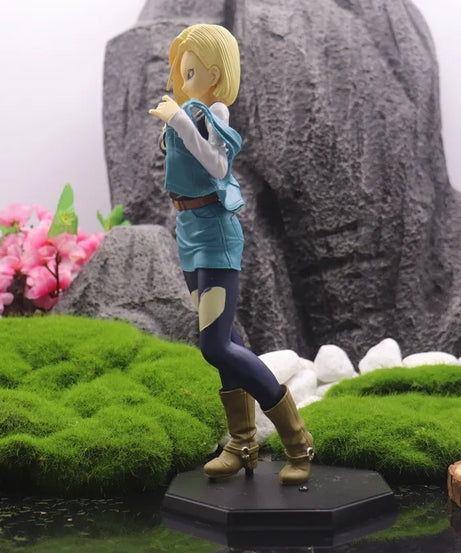 27cm Anime Dragon Ball Z Android 18 Figure Android PVC Action Figurine Collection Model Toys for Children Gifts