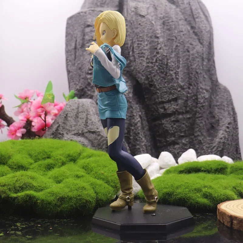 27cm Anime Dragon Ball Z Android 18 Figure Android PVC Action Figurine Collection Model Toys for Children Gifts