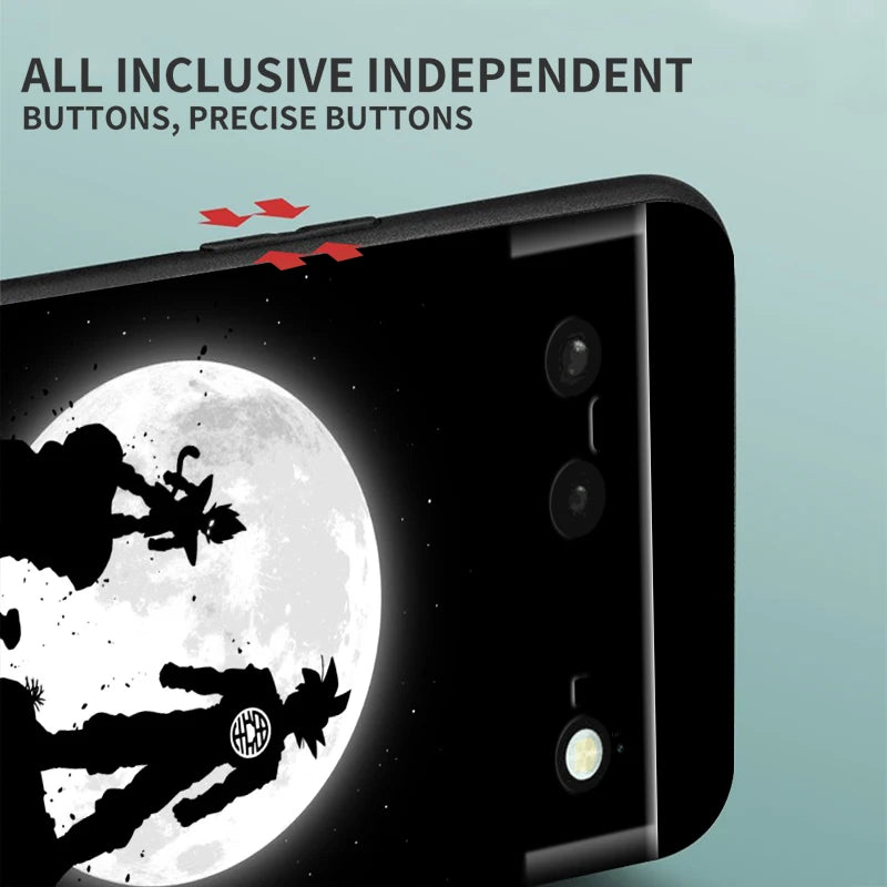 Dragon Ball Z Shockproof Silicone Case – Google Pixel 4 to 9 Series