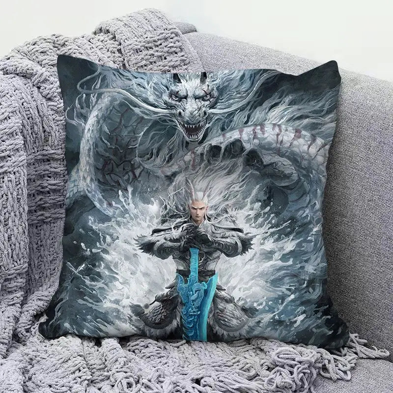 Ne Zha anime peripherals pillows cute personality creative fashion living room sofa bedroom cushions holiday gift