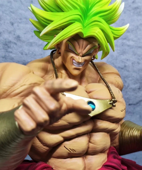 Dragon Ball JT 50cm Super Saiyan Broly Action Figures GK Assembly Model Kit Large Sculpture Desktop Ornament Anime Toy Boy Gift