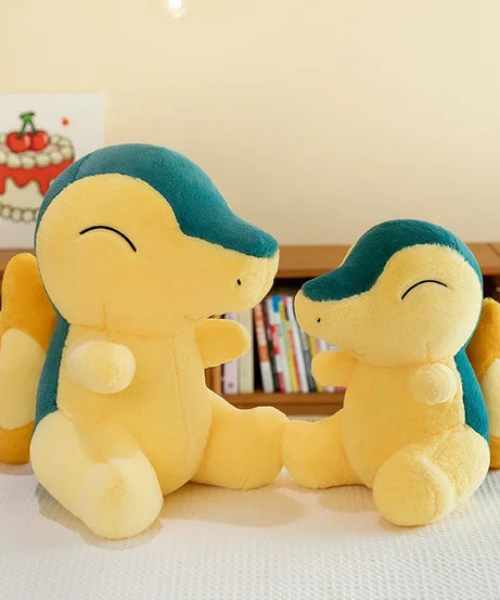 35/75cm Cyndaquil Pokemon Plush Toys Large Anime Doll Pillow Cartoon Feurigel Pokémon Plushie Stuffed Gift for Kids Christmas