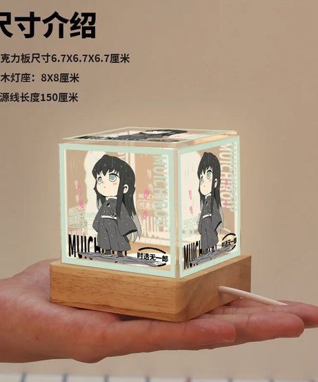 Demon Slayer Night Light – Muichiro & Mitsuri Cosplay LED Lamp Gift