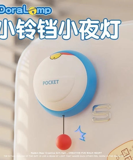 Doraemon Silicone Night Light – Cute Cartoon Bedside Lamp Gift