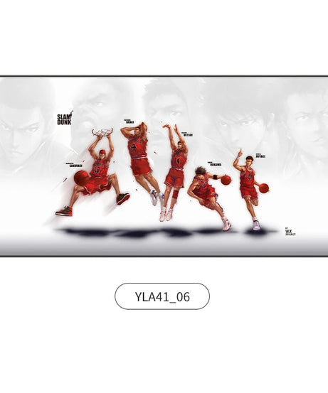 Slam Dunk Wall Art – Sakura Path Anime Mural for Bedroom or Living Room