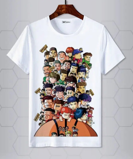 Slam Dunk T-shirt Sakuragi Hanamichi Akagi Haruko Rukawa Kaede Mitsui Hisashi Ryota anime basketball short-sleeved clothes gift