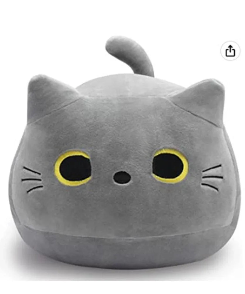 10/30CM Cat Doll Small Pendant Cuddly Pillow Cushion Ins Black Cat Plush Toy Doll for Girl Gift Plushie Stuffed Toys