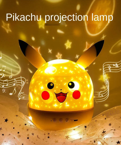 Pikachu Starry Sky Night Light – Rotating Romantic Projector Lamp Gift