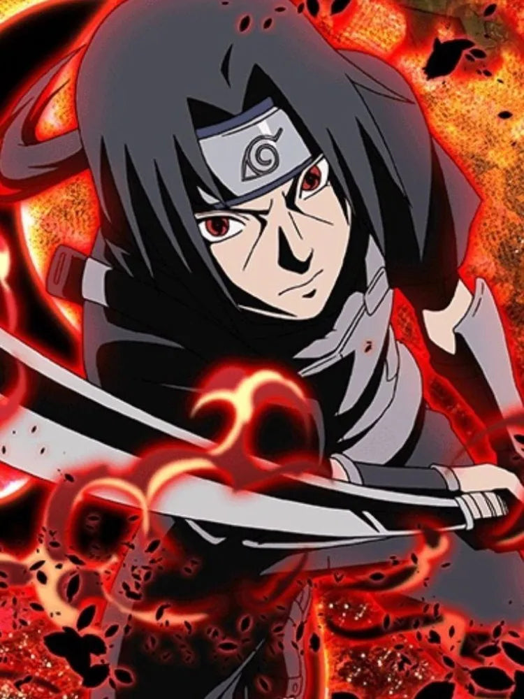 Uchiha Itachi New Diamond Painting Mosaic Naruto Cartoon Art Cross Stitch Embroidery Rhinestones Home Decor Children's Gift