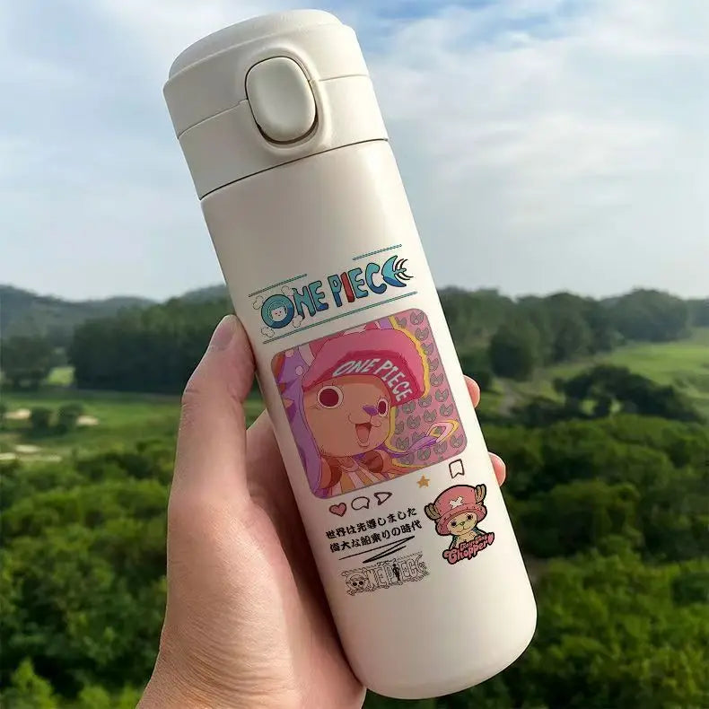 Monkey D. Luffy One Piece Thermos Cup – Anime Travel Mug for Coffee & More