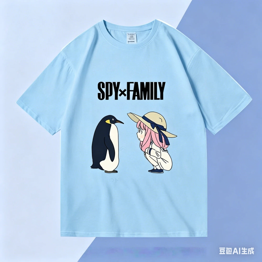 Spy x Family Anime Family Collaboration Cotton T-Shirt – Casual Unisex & Kids Tee 6