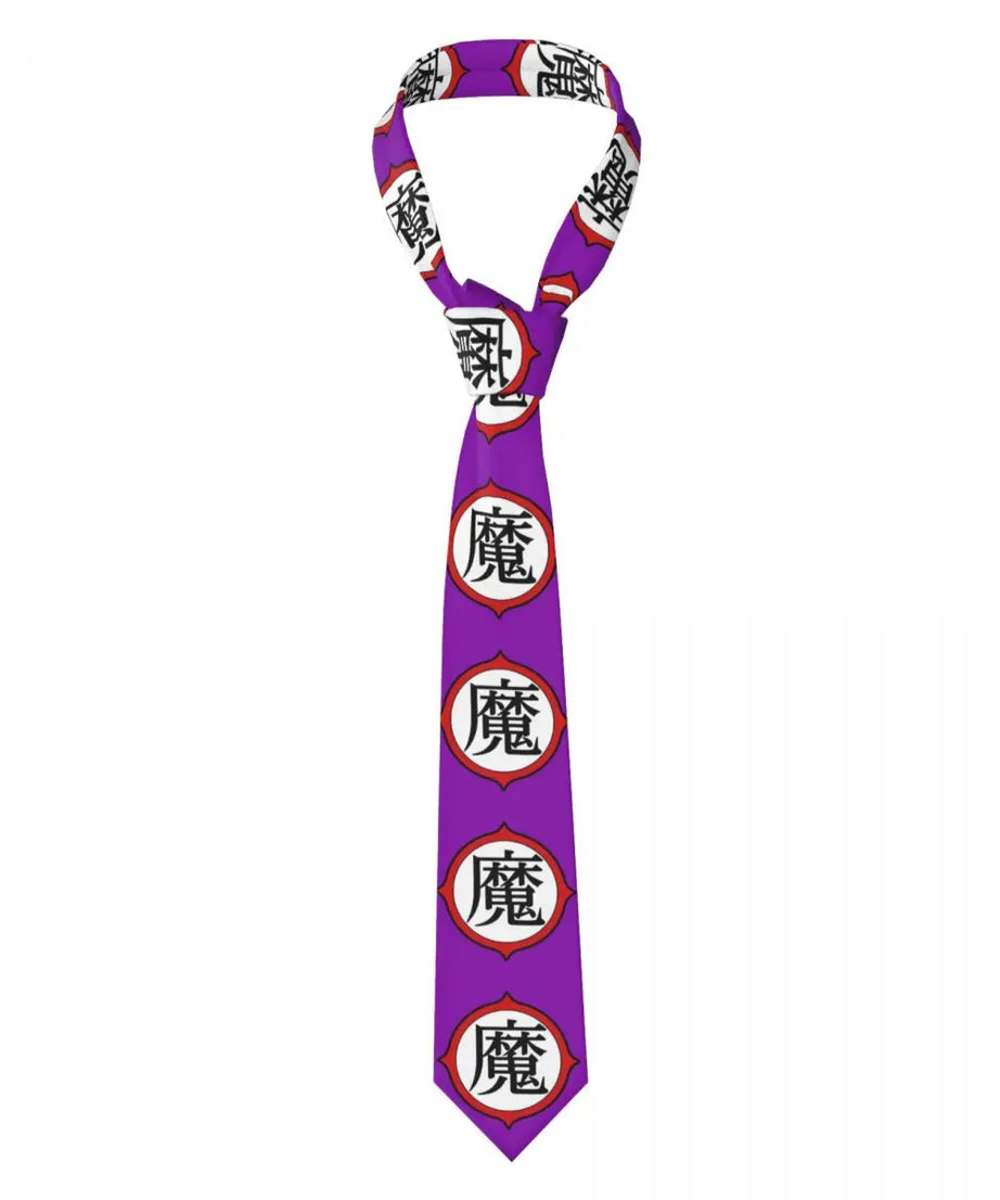 Vegeta Royal Saiyan Symbol Necktie – Dragon Ball Z Slim 8cm Unisex Tie