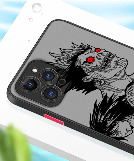 Death Note Cool Art Anime Frosted Translucent For Apple iPhone 16 15 14 13 12 11 XS XR X Pro Max Plus Mini Matte Phone Case