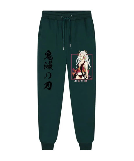 Anime Demon Slayer printed trousers men's comfortable fleece pants jogging men's trousers casual versatile sweatpants S-3XL