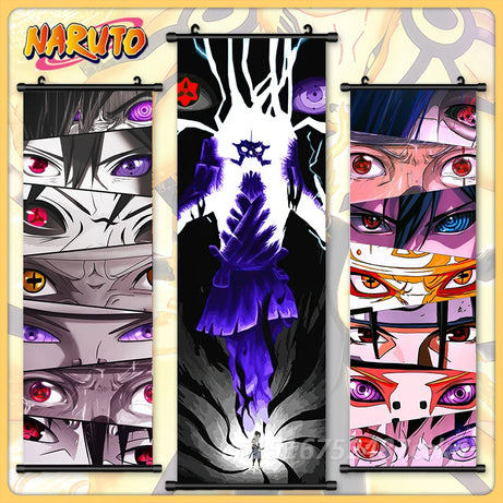 Naruto Wall Art Picture Poster Uchiha Madara Anime Scroll Hanging Painting