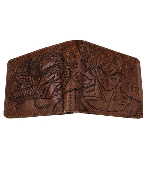 Dragon Ball Son Goku Turtle Wuzi Creative Embossed Short Wallet Coin Purse Student Fashion Personality Zero Wallets Card Wallet