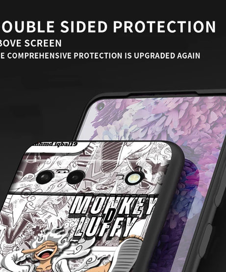 One Piece Anime Zoro Luffy For Google Pixel 9 8 7A 7 6A 6 5A 5 4 4A XL 5G Black Silicon Shockproof Shell Cover Phone Case