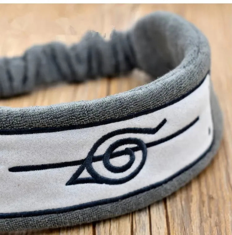 Hatake Kakashi Konoha Ninja Symbol Cosplay Cotton Headband & Wristband Set 7