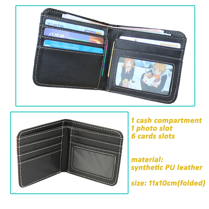 Anime Hololive Short PU Leather Wallet Cute Girls Nakiri Ayame Shirakami Fubuki Gawr Gura Folding Purse Gift