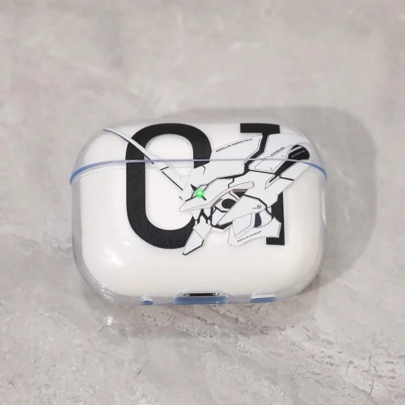 For AirPods 4 Anime E-Evangelions EVA Couple Earphone Case for AirPods Pro2 Pro 1 2 3 Case Animal Soft Cover
