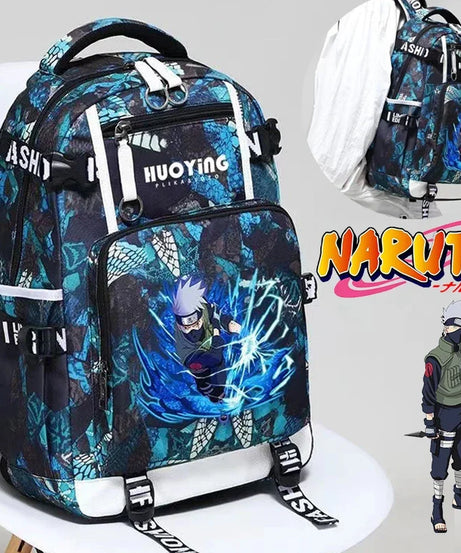Naruto Kakashi Children School Bags Kids Backpack In Primary Schoolbag for Teenager Boys Waterproof Backpacks Book Bag