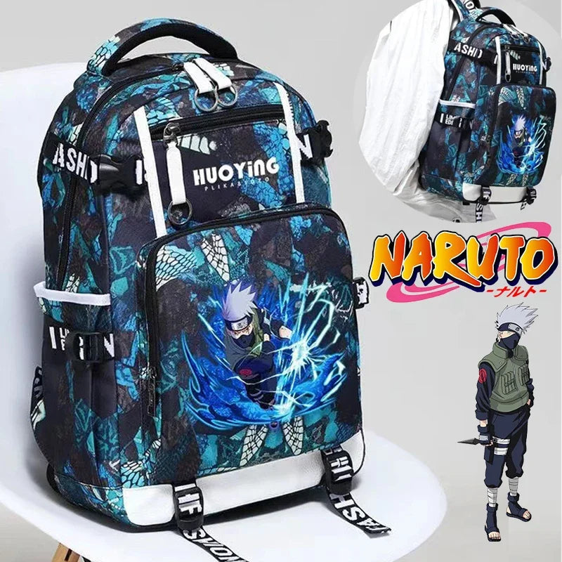 Naruto Kakashi Children School Bags Kids Backpack In Primary Schoolbag for Teenager Boys Waterproof Backpacks Book Bag