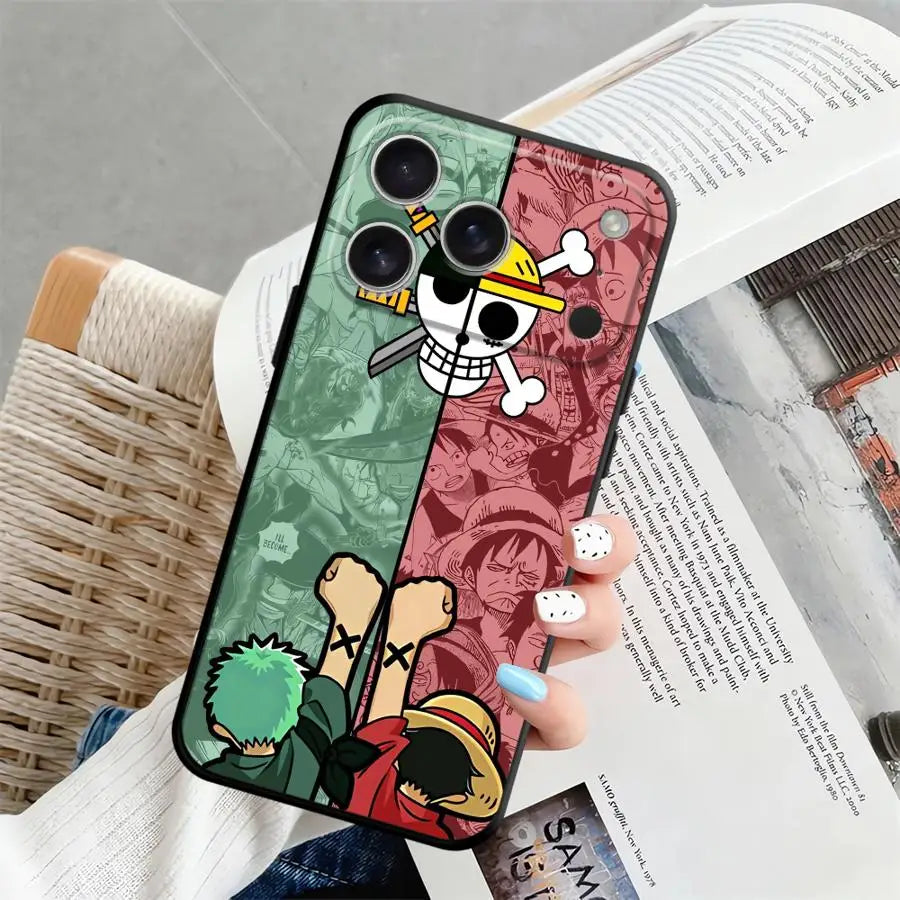 Anime Clear Case for iPhone (16/15/14/13/12/11 & Pro Max) 4