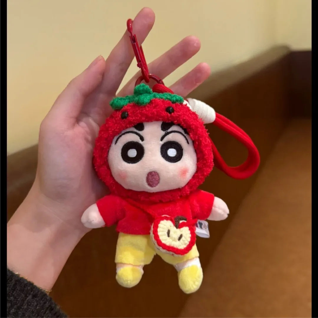 Cute Genuine Chef Series Crayon Shin-chan Plush Doll Keychain Bag Pendant Toy Gift