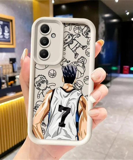 Slam Dunk Anime Phone Case – Soft Cover for Samsung Galaxy A15–A55 (4G/5G)