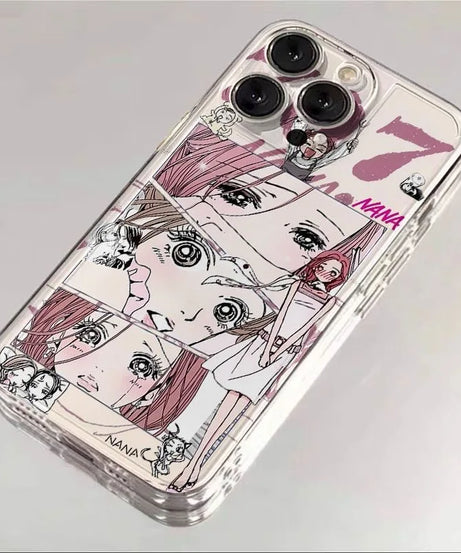 Anime Nana Oosaki Phone Case For iPhone 17 16 15 14 13 12 11 Pro Max Mini SE 7 8 Plus 17E Air Shockproof Transparent Cover