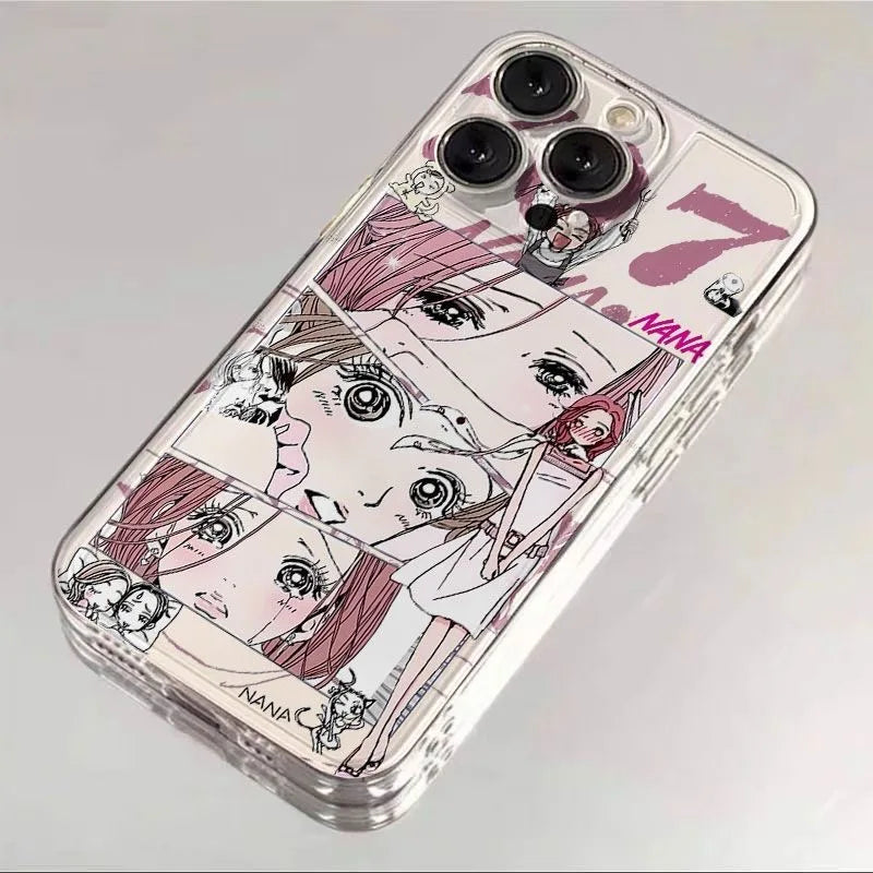 Nana Osaki Clear Case for iPhone (16/15/14/13/12/11 & Pro Max) 4