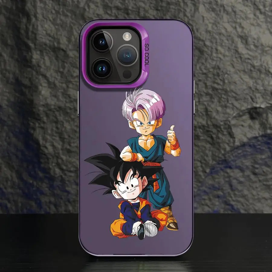 Phone Case for iPhone 14 15 16 Plus 17 Air 16e 11 12 13 Pro Max Shell Dragon Ball Vegeta Goku Dragons