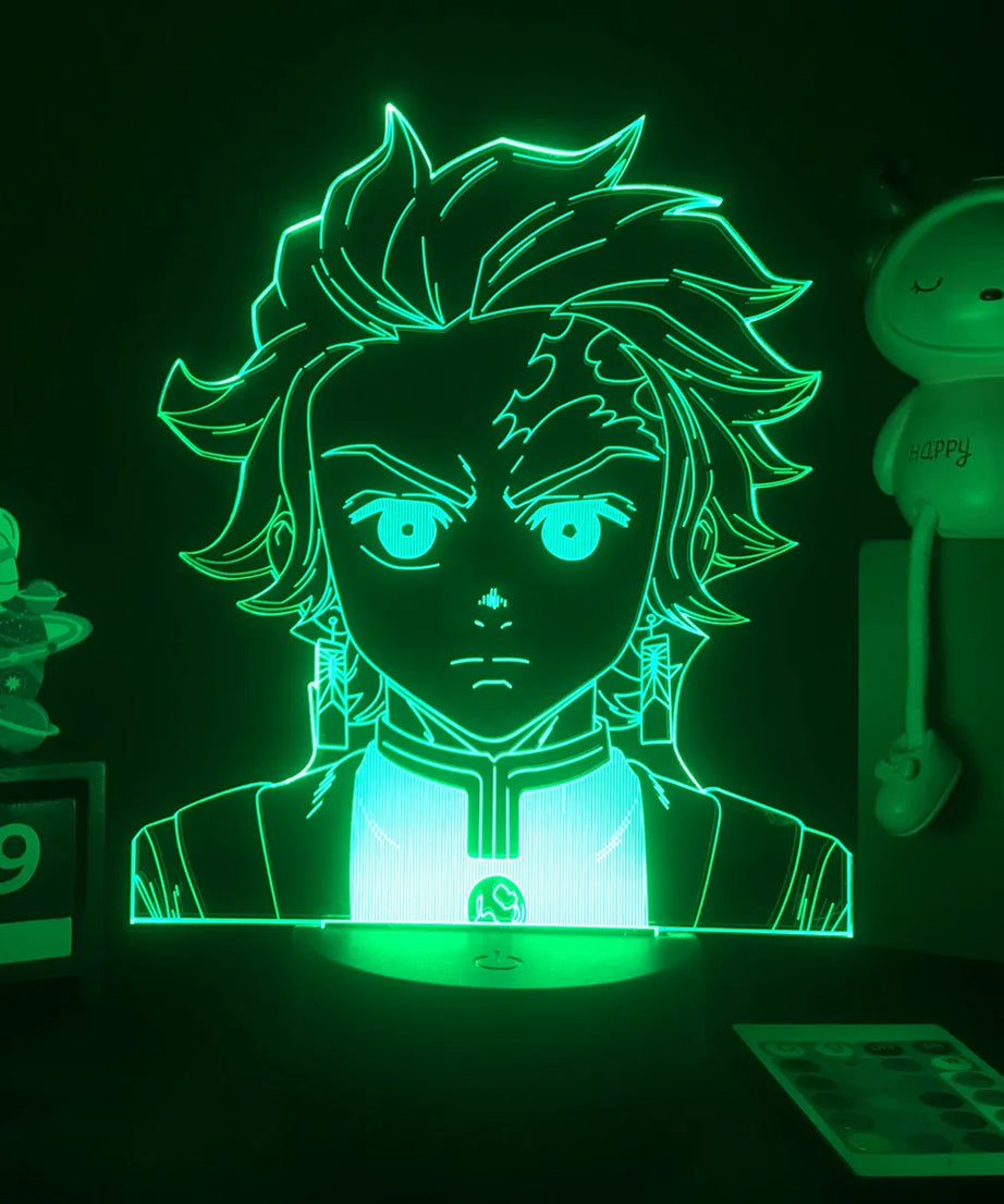 Manga 3d Light Kimetsu No Yaiba for Bedroom Decor Night Light Birthday Gift Table Lamp Anime Demon Slayer Mitsuri Kanroji Figure