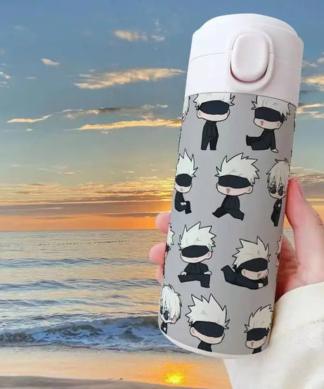 Gojo Satoru Jujutsu Kaisen Thermos Bottle – Anime Stainless Steel Water Cup